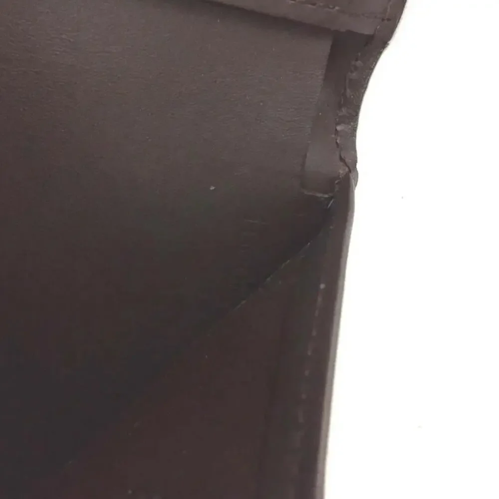 Louis‎ Vuitton Brown Elastique Epi Leather Wallet